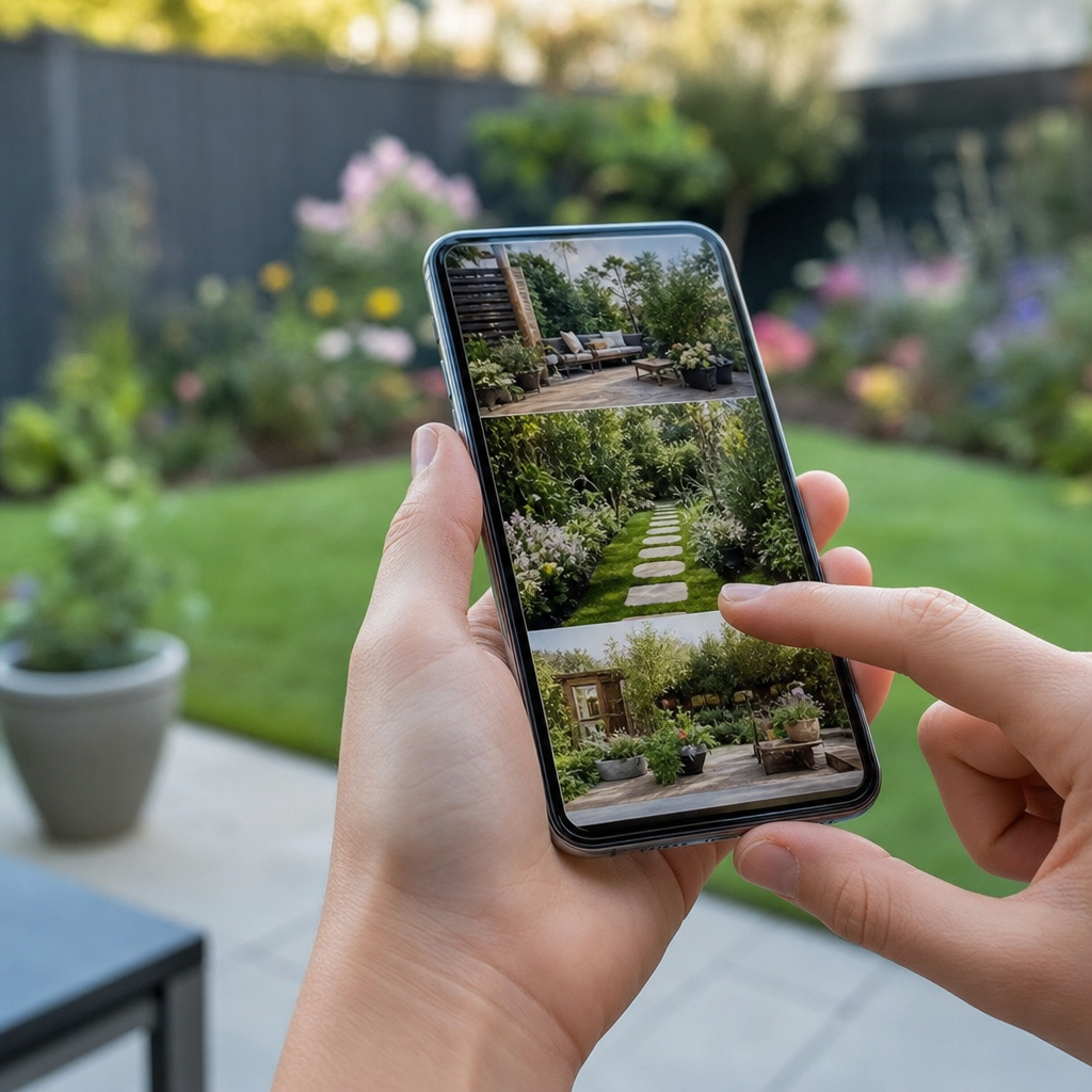 AI Landscape Design tools for styles masks zones and revisions